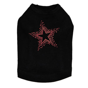 Red Star Rhinestone Tank- Many Colors - Posh Puppy Boutique