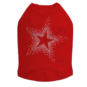 Star Clear Rhinestone Tank- Many Colors - Posh Puppy Boutique