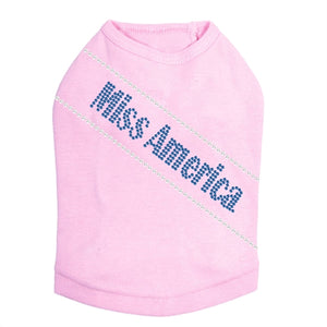 Miss America Rhinestone Tank- Many Colors - Posh Puppy Boutique