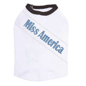 Miss America Rhinestone Tank- Many Colors - Posh Puppy Boutique