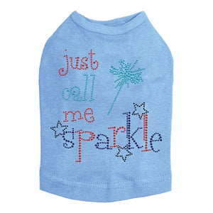 Just Call Me Sparkle Tank-Many Colors - Posh Puppy Boutique