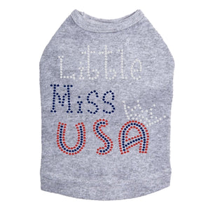 Little Miss USA Dog Tank - Many Colors - Posh Puppy Boutique