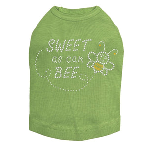 Sweet as Can Bee Rhinestones Tank- Many Colors - Posh Puppy Boutique