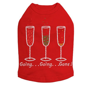 Going, Going, Gone Rhinestone Dog Tank- Many Colors - Posh Puppy Boutique