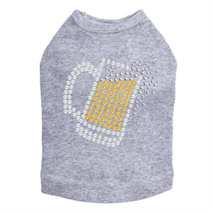 Beer Mug Rhinestone Tank- Many Colors- Glass Only - Posh Puppy Boutique