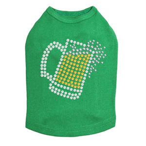 Beer Mug Rhinestone Tank- Many Colors- Glass Only - Posh Puppy Boutique