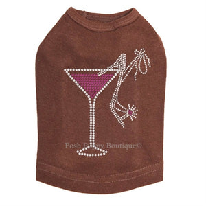 Drink and Shoe Rhinestone Dog Tank- Many Colors - Posh Puppy Boutique