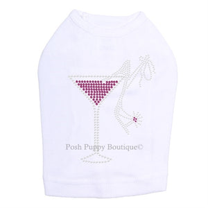 Drink and Shoe Rhinestone Dog Tank- Many Colors - Posh Puppy Boutique