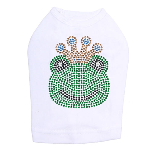 Frog with Pink Crown Rhinestones Tank- Many Colors