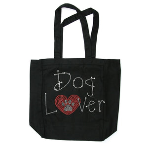 Dog Lover Canvas Tote Bag in Many Colors - Posh Puppy Boutique