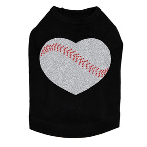 Baseball Heart Dog Tank in Many Colors - Posh Puppy Boutique