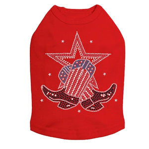 Boots with Star Rhinestone Tank- Many Colors - Posh Puppy Boutique