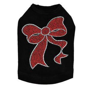 Red Rhinestone Bow Tank in Many Colors - Posh Puppy Boutique