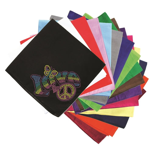 Love Rainbow Bandana- Many Colors
