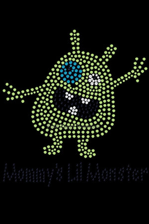 Mommys Lil Monster Green Rhinestone Bandana- Many Colors - Posh Puppy Boutique