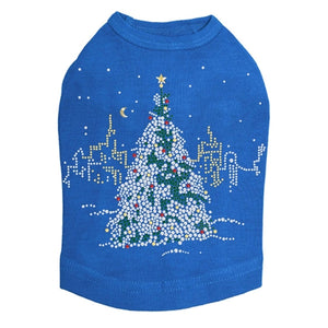 Christmas Tree in the City Dog Tank - Many Colors