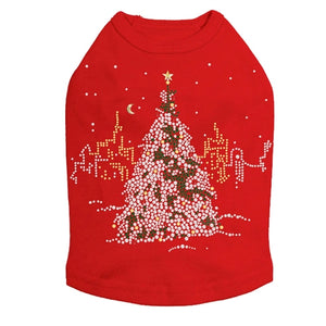 Christmas Tree in the City Dog Tank - Many Colors