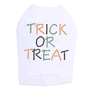 Trick or Treat Rhinestones Tank Top - Many Colors - Posh Puppy Boutique