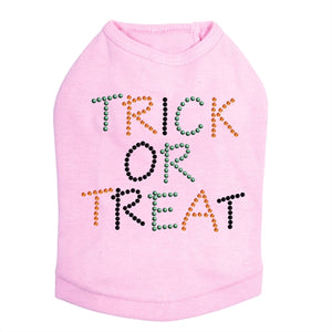 Trick or Treat Rhinestones Tank Top - Many Colors - Posh Puppy Boutique