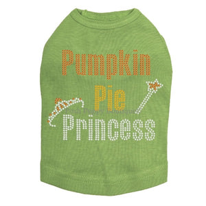 Pumpkin Pie Princess Rhinestone Tanks- Many Colors - Posh Puppy Boutique