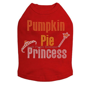 Pumpkin Pie Princess Rhinestone Tanks- Many Colors - Posh Puppy Boutique