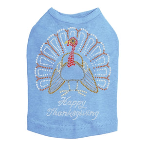 Happy Thanksgiving Turkey #2 Tank in Many Colors - Posh Puppy Boutique