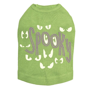 Spooky Glow in the Dark Eyes Dog Tank in Many Colors - Posh Puppy Boutique