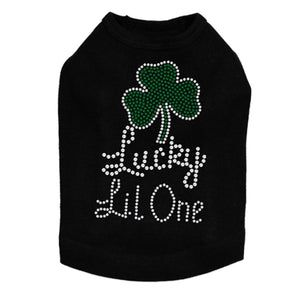 Lucky Lil One Rhinestone Dog Tank- Many Colors - Posh Puppy Boutique