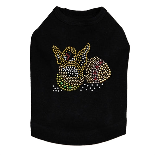 Easter Chick in Egg Rhinestone Dog Tank- Many Colors