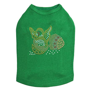 Easter Chick in Egg Rhinestone Dog Tank- Many Colors - Posh Puppy Boutique