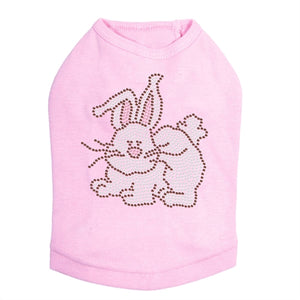 Easter Bunny Rhinestone Dog Tank- Many Colors - Posh Puppy Boutique