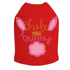 Shake Your Bunny Tail Dog Tank- Many Colors - Posh Puppy Boutique