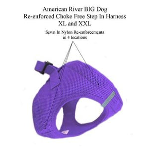 American River Ultra Choke Free Dog Harness - Paisley Purple - Posh Puppy Boutique