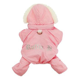 Ruffin It Dog Snow Suit Harness - Pink - Posh Puppy Boutique