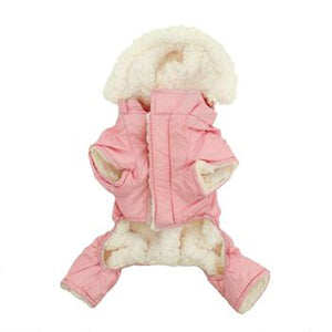 Ruffin It Dog Snow Suit Harness - Pink - Posh Puppy Boutique