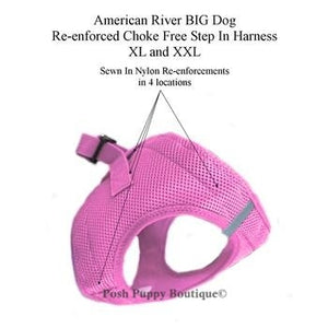 American River Ultra Choke Free Dog Harness - Candy Pink - Posh Puppy Boutique