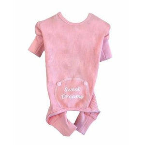 Pink Sweet Dreams Thermal Pajamas - Posh Puppy Boutique