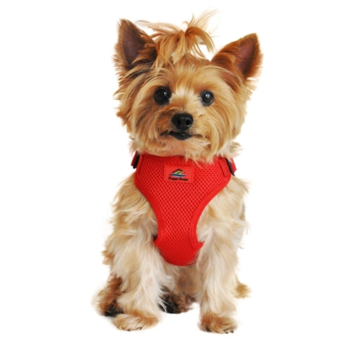 Wrap and Snap Choke Free Dog Harness - Flame Red