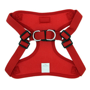 Wrap and Snap Choke Free Dog Harness - Flame Red - Posh Puppy Boutique
