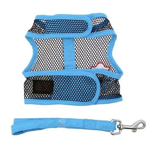 Cool Mesh Dog Harness Under the Sea Collection - Pirate Octopus Blue and Black - Posh Puppy Boutique