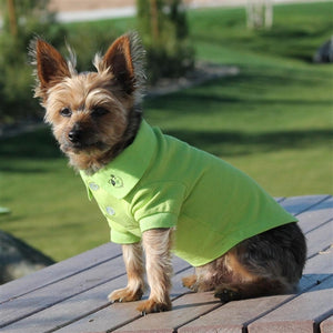 Solid Dog Polos - Green Flash - Posh Puppy Boutique