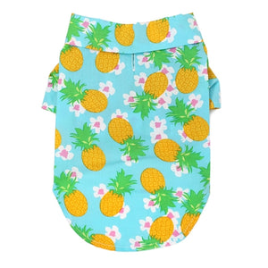 Hawaiian Camp Shirt - Pineapple Luau - Posh Puppy Boutique