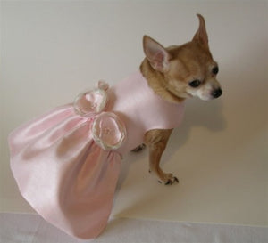 Beautiful in Pastel Pink Dog Dress - Posh Puppy Boutique