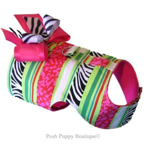 Jungle of Color Harness Vest - Posh Puppy Boutique
