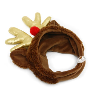 Rudolph Hat in Brown - Posh Puppy Boutique