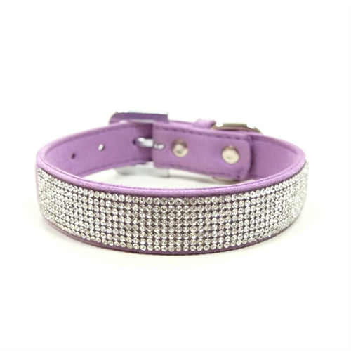 VIP Bling Collar in Purple