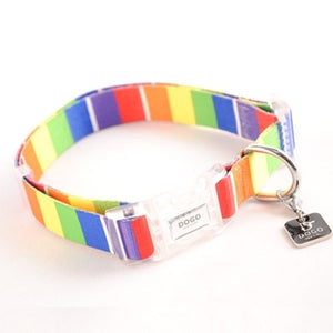Contempo Rainbow Collar - Posh Puppy Boutique