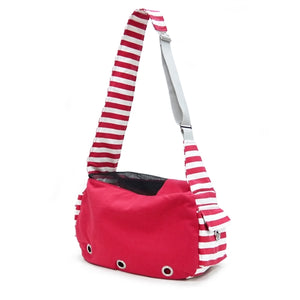 Soft Sling Bag Carrier - Red - Posh Puppy Boutique