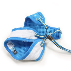 EasyGo Bowtie Blue Step In Harness & Leash Set - Posh Puppy Boutique