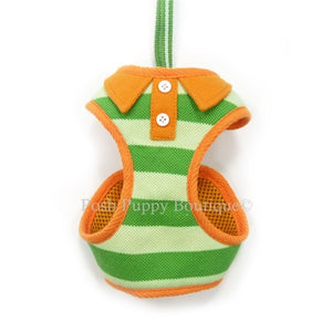 EasyGo Polo Green Step In Harness & Leash Set - Posh Puppy Boutique
